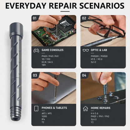 55-In-1 Magnetic Screwdriver Set, Precision Tools for Home Repair, Electronics Disassembly, Furniture Installation, Practical Gift